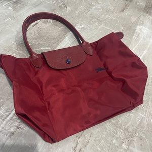 Brand New Longchamp Pliage (S) Burgundy/Red